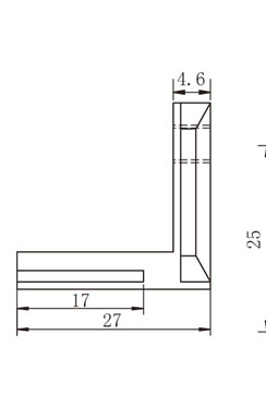 鋁型材角槽連接件物理參數(shù) 鋁型材角槽連接件物理參數(shù)