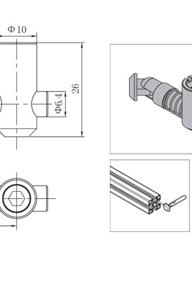 鋁型材斜角連接件技術(shù)參數(shù) 鋁型材斜角連接件技術(shù)參數(shù)