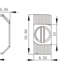 45系列鋁型材T型螺栓物理參數(shù)2 45系列鋁型材T型螺栓物理參數(shù)2