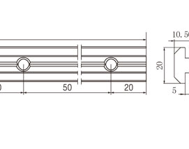 鋁型材槽條連接件物理參數2 鋁型材槽條連接件物理參數2